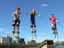 Power of Jumping Stilts